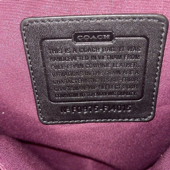 Coach medium size black bag with tag - Picture 4 of 10